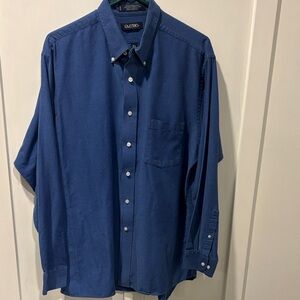 Puritan Navy Button-Down Dress Shirt